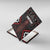 Maori Taiaha Whakairo Personalized Canvas Wall Art Red Poutama Motifs