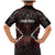 Maori Taiaha Whakairo Personalized Family Matching Mermaid Dress and Hawaiian Shirt Red Poutama Motifs