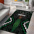Maori Taiaha Pounamu Whakairo Personalized Area Rug Jade Poutama Motifs