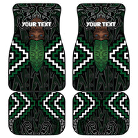 Maori Taiaha Pounamu Whakairo Personalized Car Mats Jade Poutama Motifs LT7 - Polynesian Pride