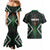 Maori Taiaha Pounamu Whakairo Personalized Couples Matching Mermaid Dress and Hawaiian Shirt Jade Poutama Motifs