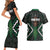 Maori Taiaha Pounamu Whakairo Personalized Couples Matching Short Sleeve Bodycon Dress and Hawaiian Shirt Jade Poutama Motifs