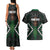 Maori Taiaha Pounamu Whakairo Personalized Couples Matching Tank Maxi Dress and Hawaiian Shirt Jade Poutama Motifs