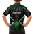 Maori Taiaha Pounamu Whakairo Personalized Family Matching Off The Shoulder Long Sleeve Dress and Hawaiian Shirt Jade Poutama Motifs
