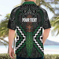 Maori Taiaha Pounamu Whakairo Personalized Hawaiian Shirt Jade Poutama Motifs LT7 - Polynesian Pride
