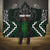 Maori Taiaha Pounamu Whakairo Personalized Hooded Blanket Jade Poutama Motifs