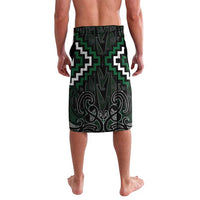 Maori Taiaha Pounamu Whakairo Personalized Lavalava Jade Poutama Motifs