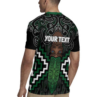 Maori Taiaha Pounamu Whakairo Personalized Rugby Jersey Jade Poutama Motifs