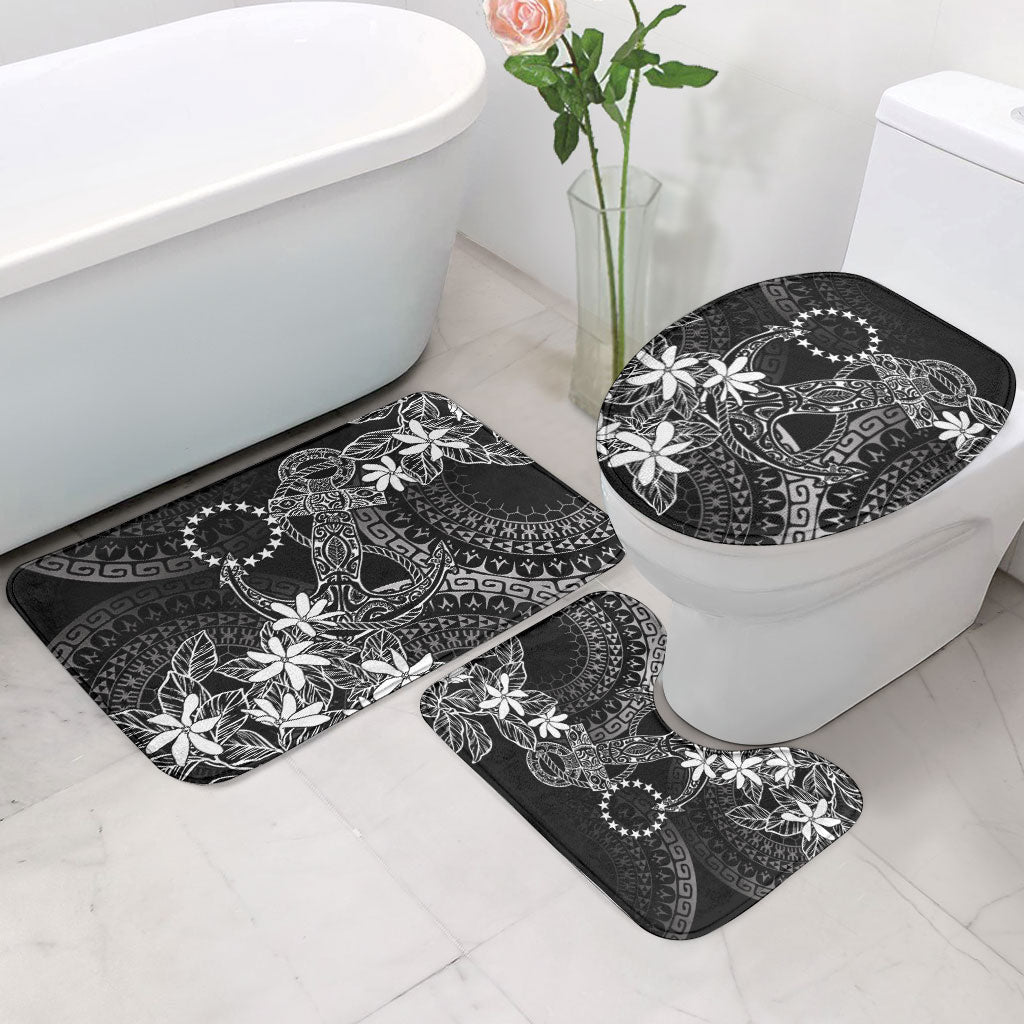Black Kuki Airani Tapakau Bathroom Set Tribal Anchor Mix Tiare LT7 - Polynesian Pride