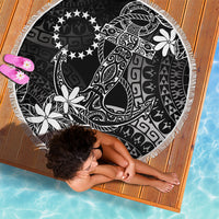 Black Kuki Airani Tapakau Beach Blanket Tribal Anchor Mix Tiare LT7 - Polynesian Pride
