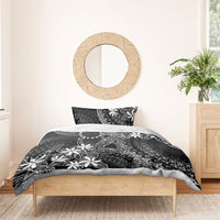Black Kuki Airani Tapakau Bedding Set Tribal Anchor Mix Tiare LT7 - Polynesian Pride