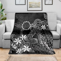 Black Kuki Airani Tapakau Blanket Tribal Anchor Mix Tiare LT7 - Polynesian Pride