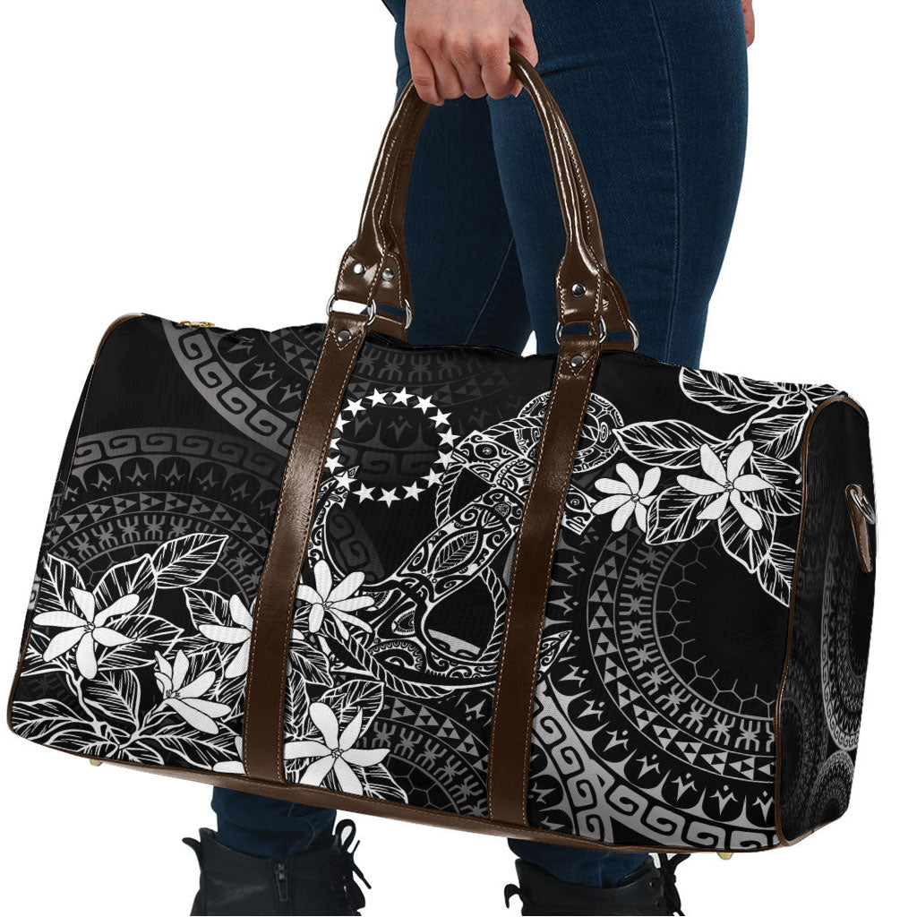 Black Kuki Airani Tapakau Travel Bag Tribal Anchor Mix Tiare LT7 - Polynesian Pride