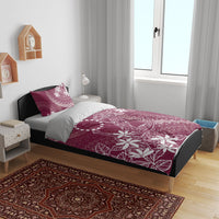 Maroon Kuki Airani Tapakau Bedding Set Tribal Anchor Mix Tiare LT7 - Polynesian Pride