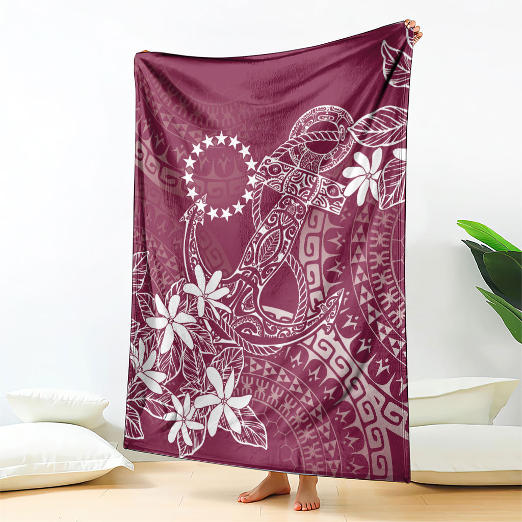 Maroon Kuki Airani Tapakau Blanket Tribal Anchor Mix Tiare LT7 - Polynesian Pride