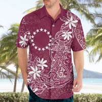 Maroon Kuki Airani Tapakau Hawaiian Shirt Tribal Anchor Mix Tiare LT7 - Polynesian Pride
