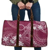 Maroon Kuki Airani Tapakau Travel Bag Tribal Anchor Mix Tiare