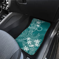 Teal Kuki Airani Tapakau Car Mats Tribal Anchor Mix Tiare LT7 - Polynesian Pride