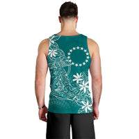 Teal Kuki Airani Tapakau Men Tank Top Tribal Anchor Mix Tiare LT7 - Polynesian Pride