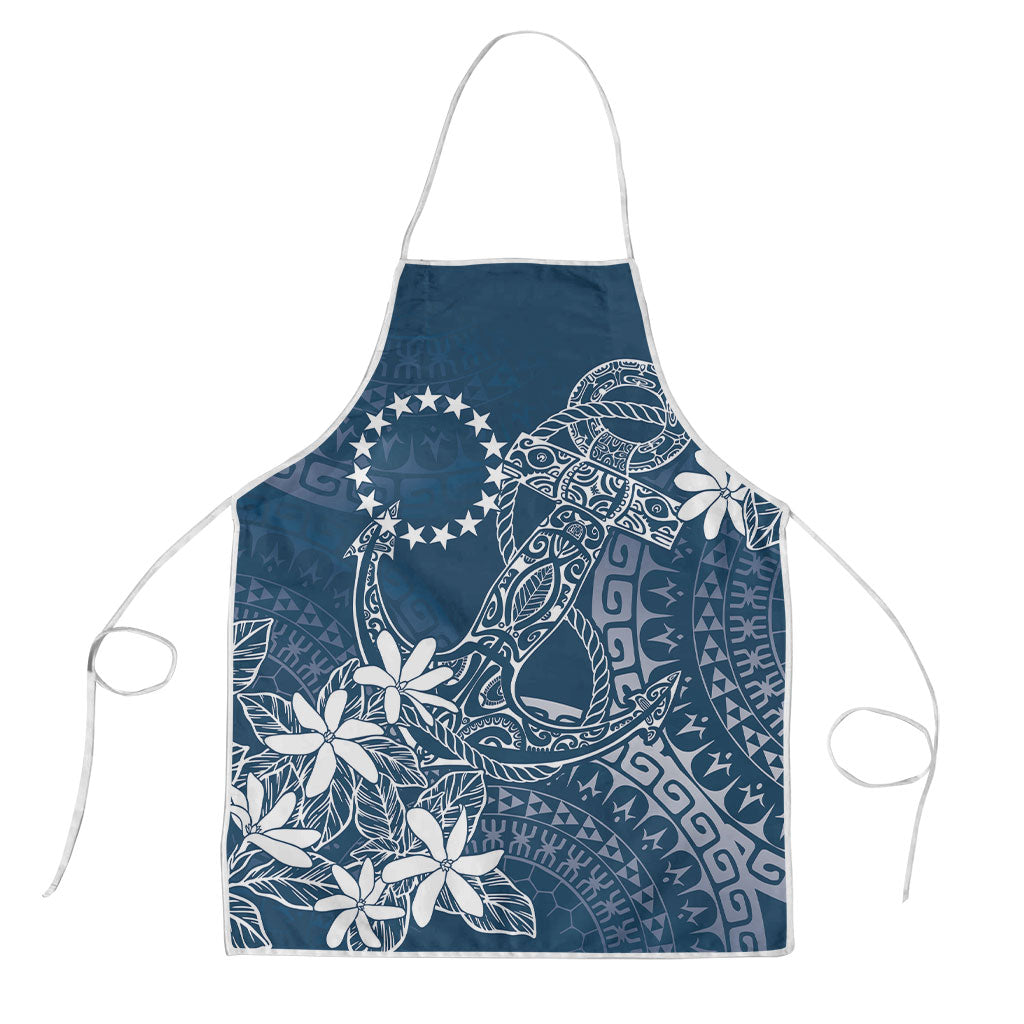 Navy Kuki Airani Tapakau Apron Tribal Anchor Mix Tiare LT7 Navy - Polynesian Pride