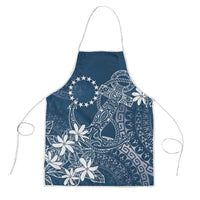 Navy Kuki Airani Tapakau Apron Tribal Anchor Mix Tiare LT7 Navy - Polynesian Pride