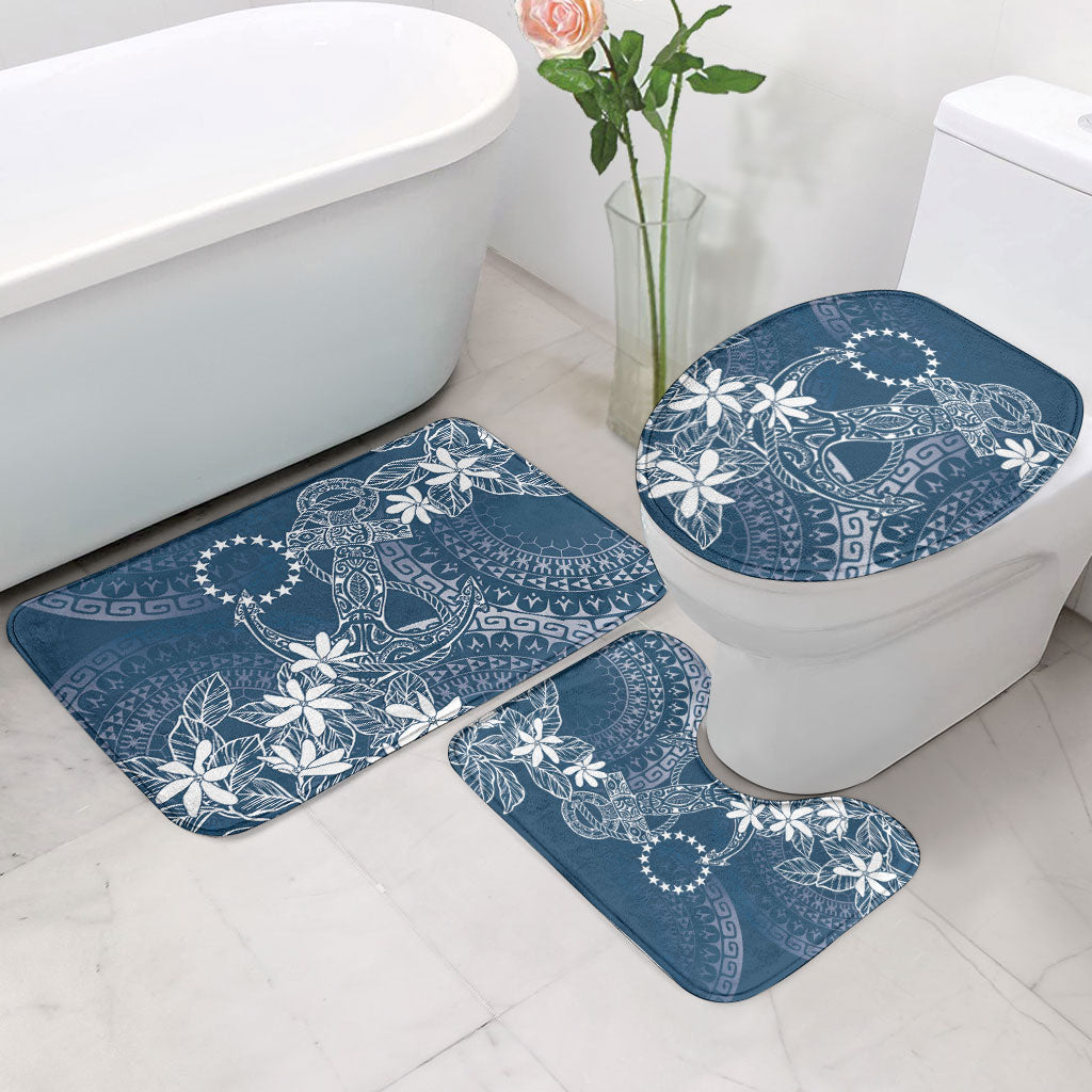 Navy Kuki Airani Tapakau Bathroom Set Tribal Anchor Mix Tiare LT7 - Polynesian Pride