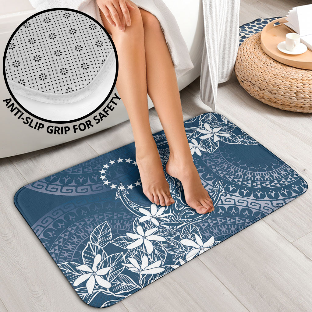 Navy Kuki Airani Tapakau Bathroom Set Tribal Anchor Mix Tiare LT7 - Polynesian Pride