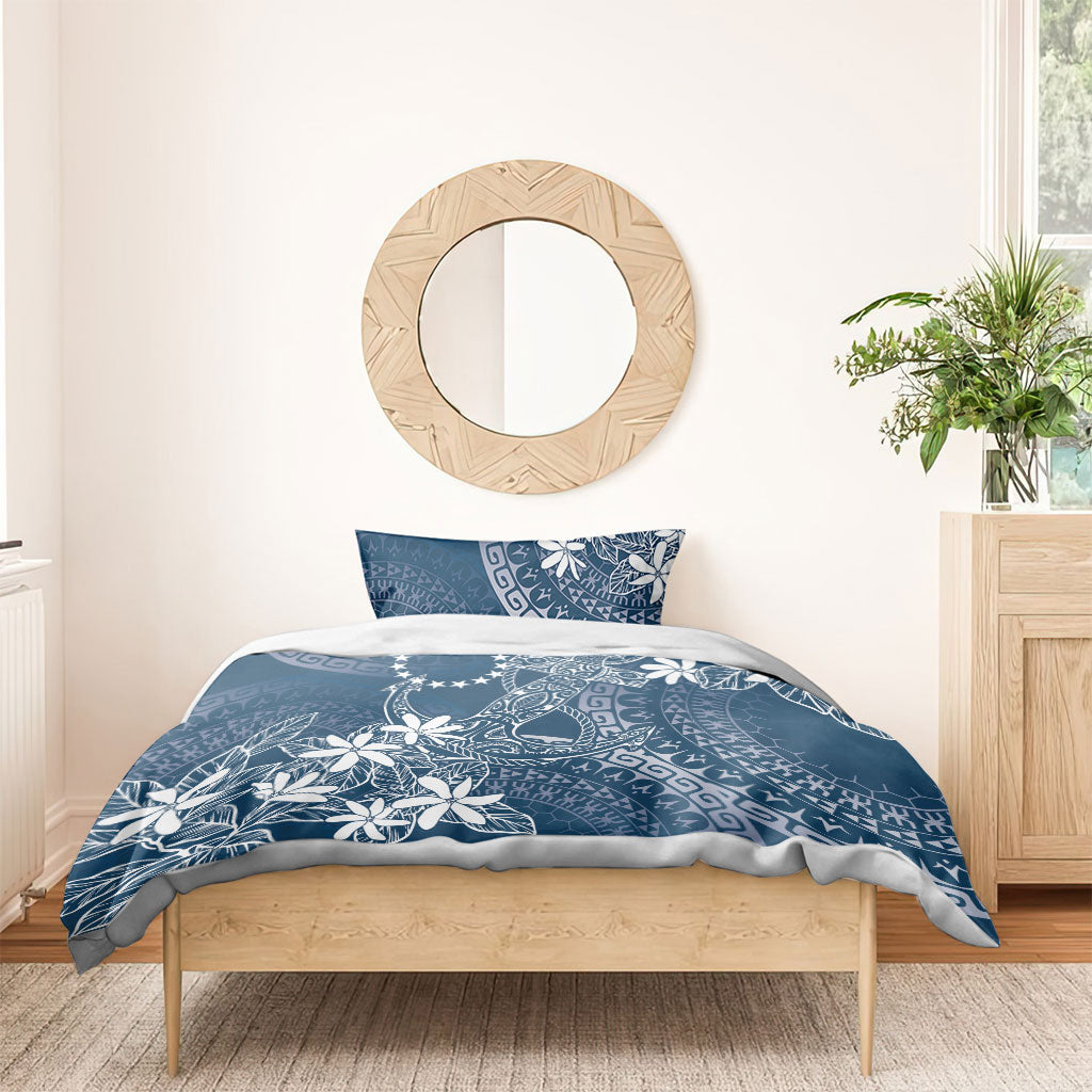 Navy Kuki Airani Tapakau Bedding Set Tribal Anchor Mix Tiare LT7 - Polynesian Pride