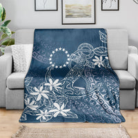 Navy Kuki Airani Tapakau Blanket Tribal Anchor Mix Tiare LT7 - Polynesian Pride