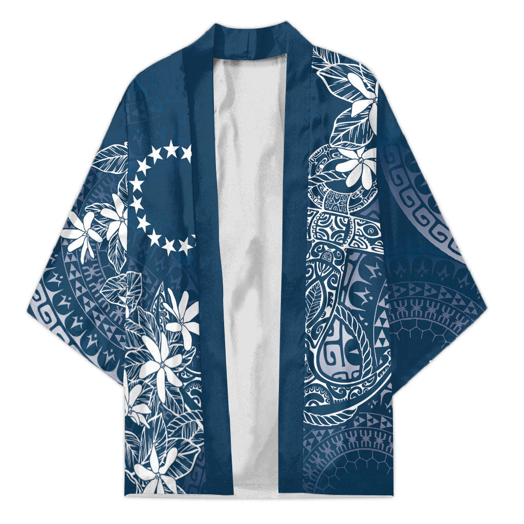 Navy Kuki Airani Tapakau Kimono Tribal Anchor Mix Tiare LT7 Unisex Navy - Polynesian Pride