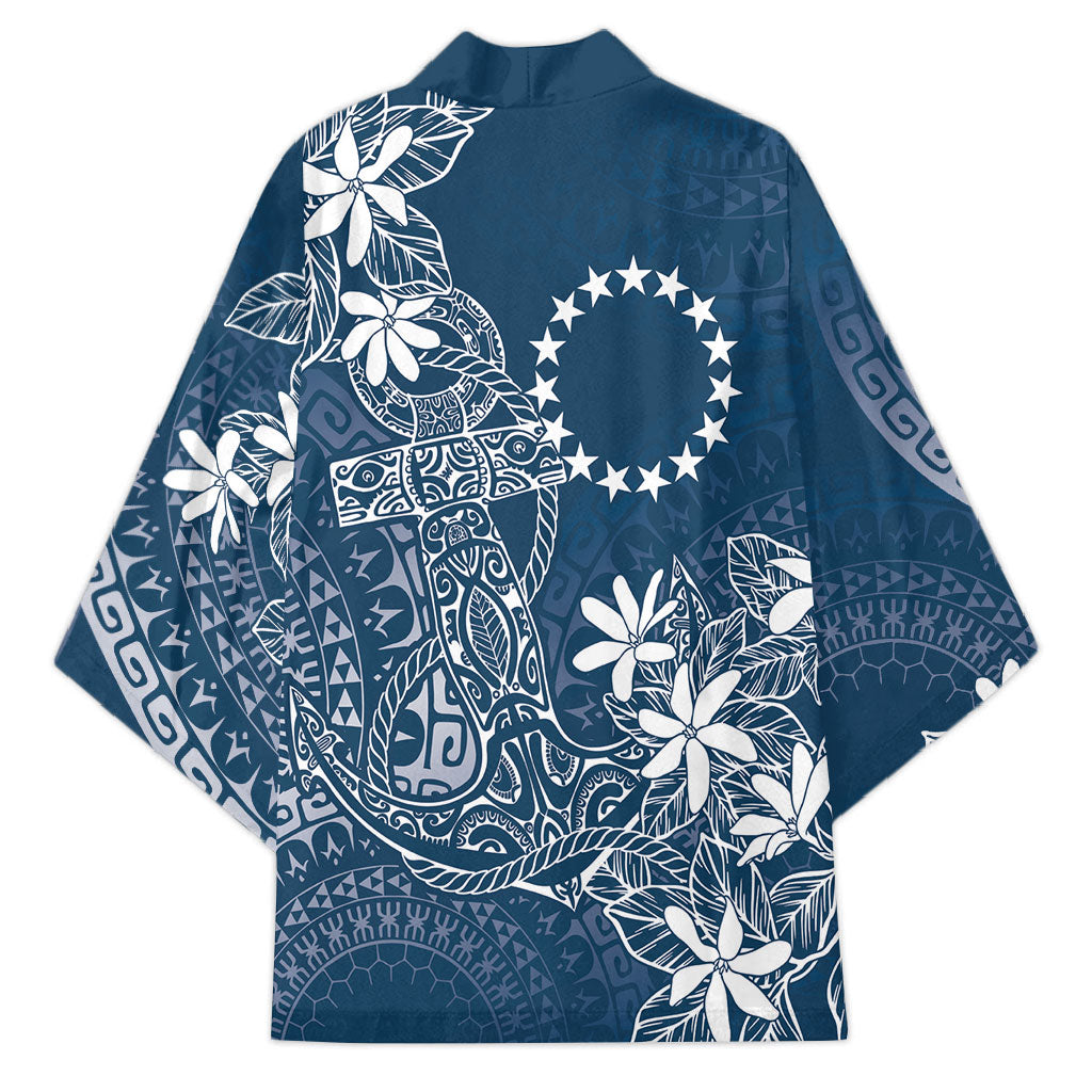 Navy Kuki Airani Tapakau Kimono Tribal Anchor Mix Tiare LT7 - Polynesian Pride