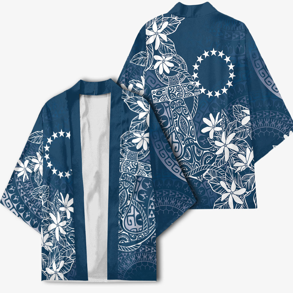 Navy Kuki Airani Tapakau Kimono Tribal Anchor Mix Tiare LT7 - Polynesian Pride