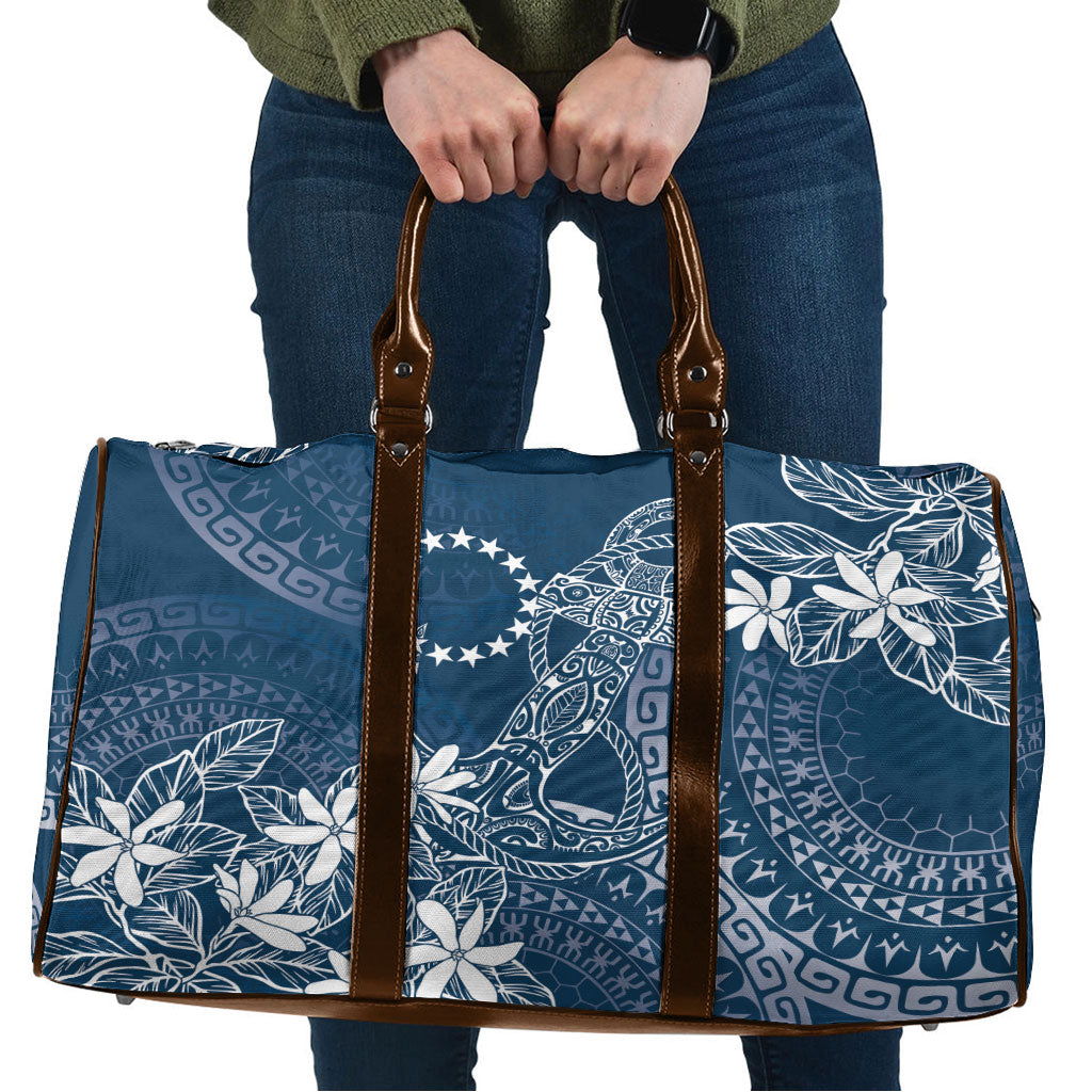 Navy Kuki Airani Tapakau Travel Bag Tribal Anchor Mix Tiare LT7 Navy - Polynesian Pride