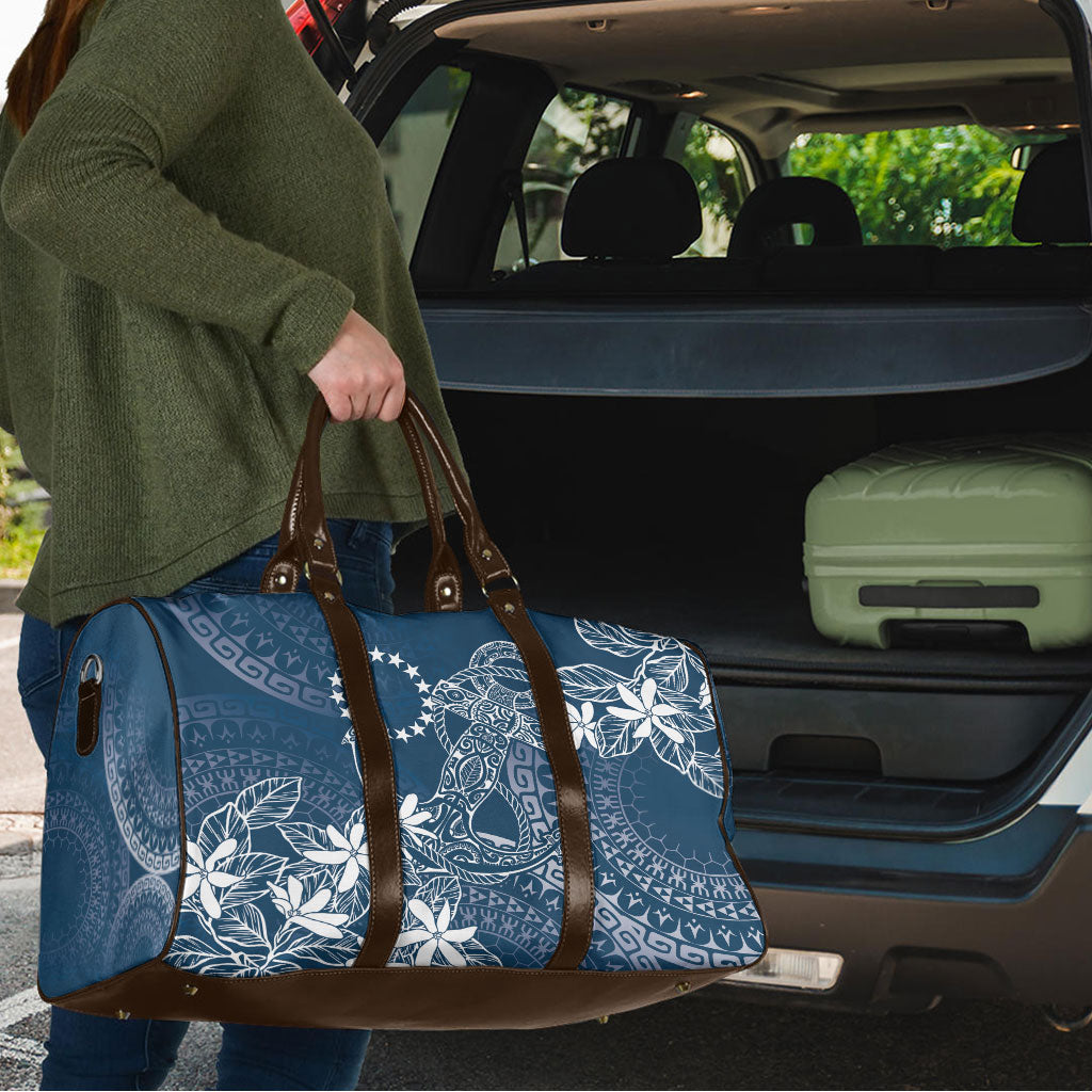 Navy Kuki Airani Tapakau Travel Bag Tribal Anchor Mix Tiare LT7 - Polynesian Pride