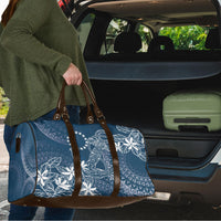 Navy Kuki Airani Tapakau Travel Bag Tribal Anchor Mix Tiare LT7 - Polynesian Pride