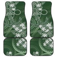 Sage Green Kuki Airani Tapakau Car Mats Tribal Anchor Mix Tiare LT7 - Polynesian Pride