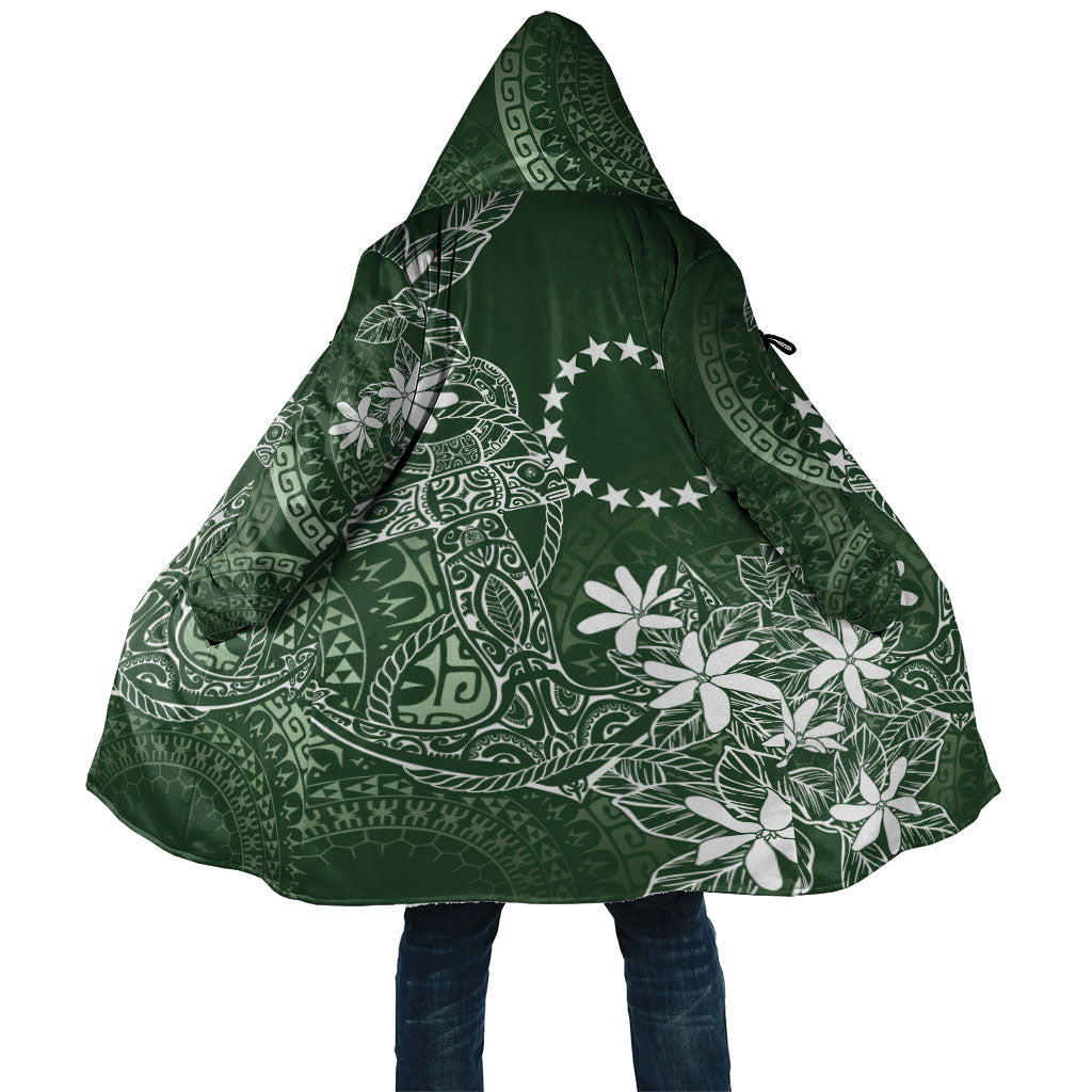 Sage Green Kuki Airani Tapakau Cloak Tribal Anchor Mix Tiare