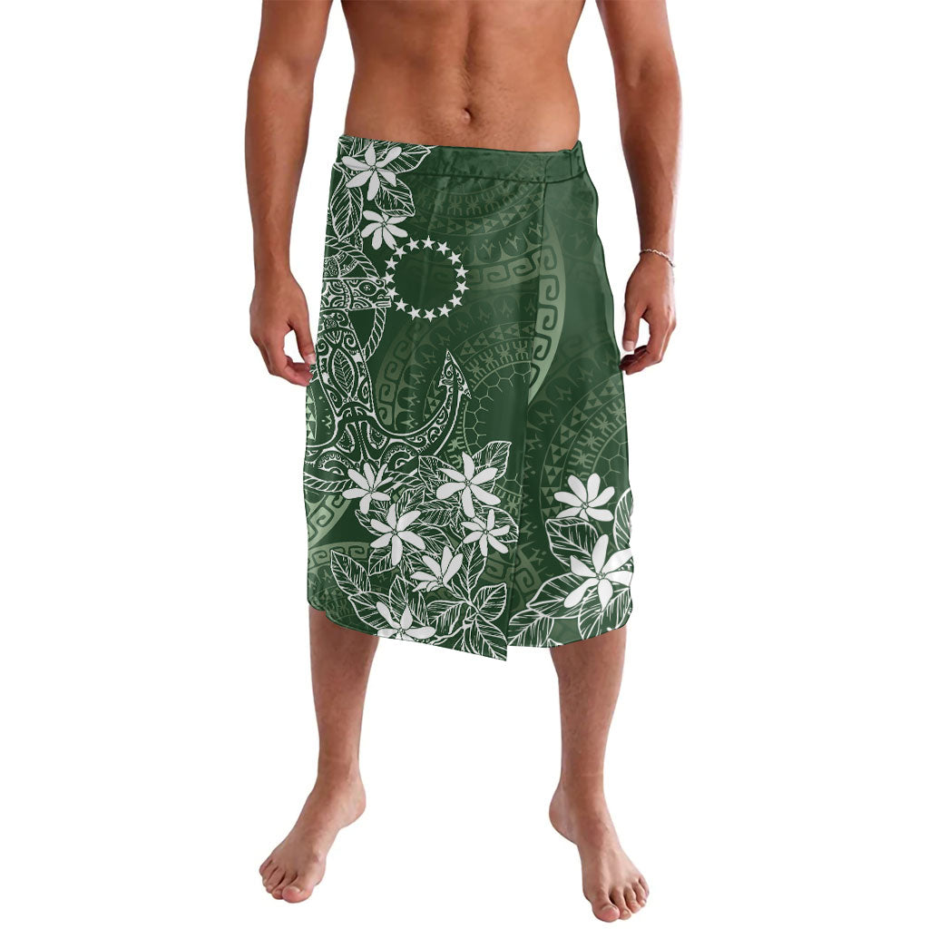 Sage Green Kuki Airani Tapakau Lavalava Tribal Anchor Mix Tiare LT7 Sage Green - Polynesian Pride