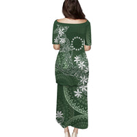 Sage Green Kuki Airani Tapakau Puletasi Tribal Anchor Mix Tiare LT7 - Polynesian Pride