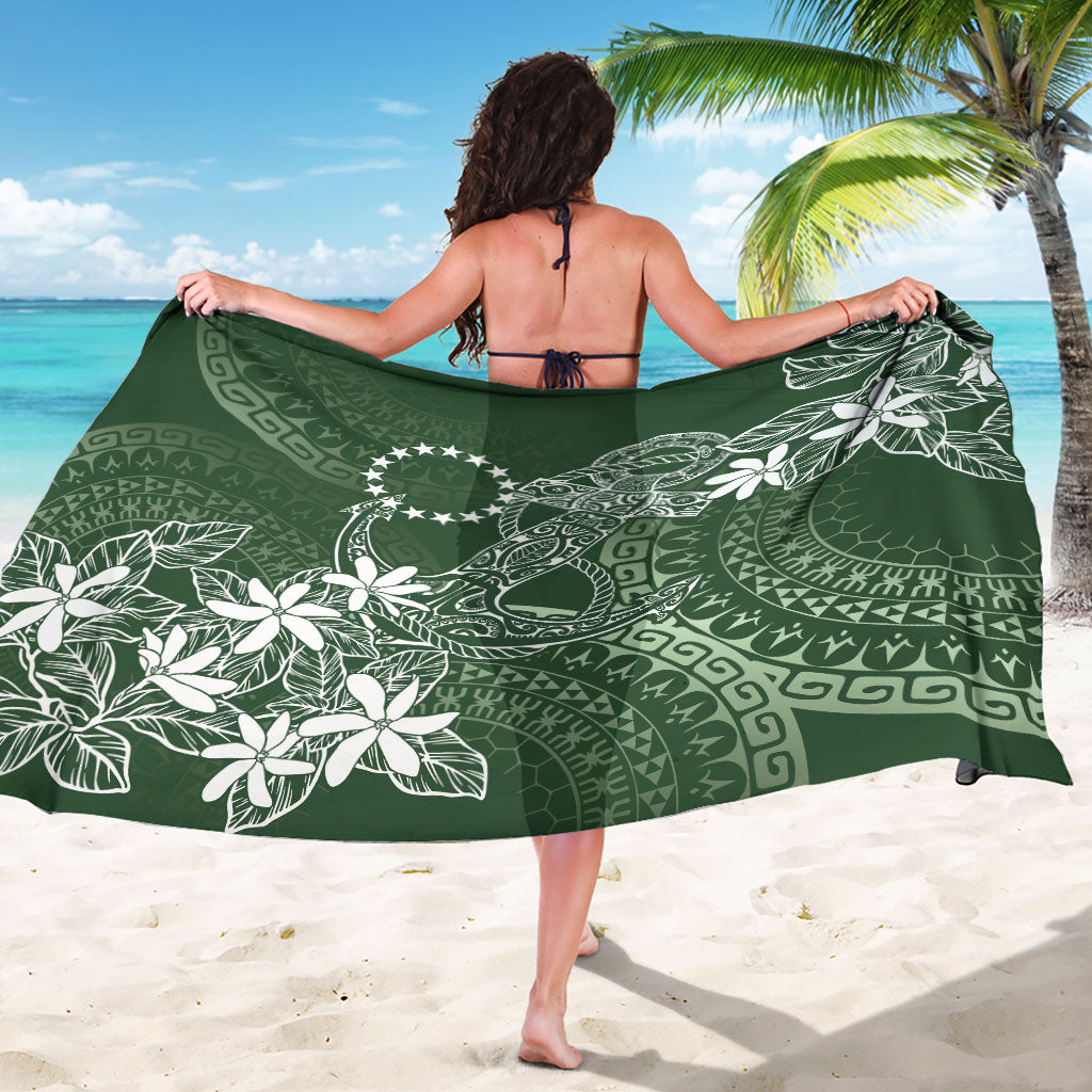 Sage Green Kuki Airani Tapakau Sarong Tribal Anchor Mix Tiare LT7 - Polynesian Pride