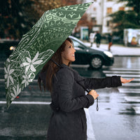 Sage Green Kuki Airani Tapakau Umbrella Tribal Anchor Mix Tiare