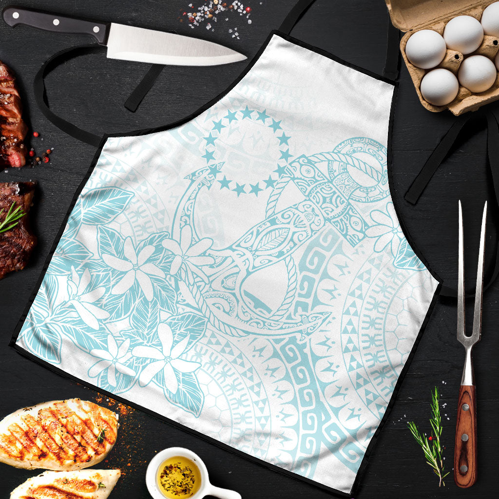 Turquoise Kuki Airani Tapakau Apron Tribal Anchor Mix Tiare LT7 Turquoise - Polynesian Pride