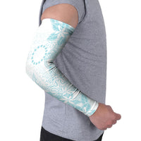 Turquoise Kuki Airani Tapakau Arm Sleeves Tribal Anchor Mix Tiare LT7 - Polynesian Pride
