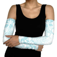 Turquoise Kuki Airani Tapakau Arm Sleeves Tribal Anchor Mix Tiare LT7 - Polynesian Pride
