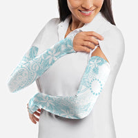 Turquoise Kuki Airani Tapakau Arm Sleeves Tribal Anchor Mix Tiare LT7 - Polynesian Pride