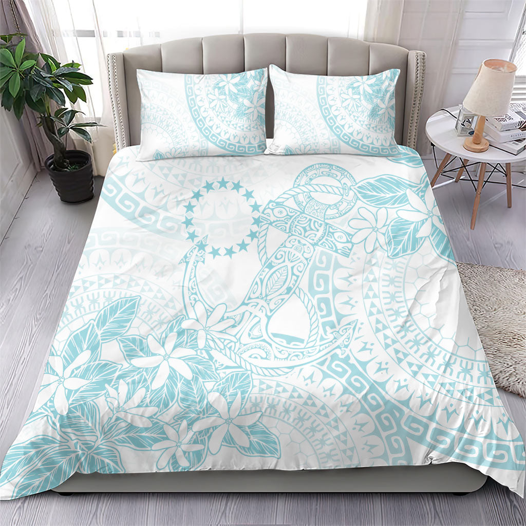 Turquoise Kuki Airani Tapakau Bedding Set Tribal Anchor Mix Tiare LT7 - Polynesian Pride