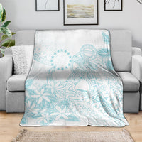 Turquoise Kuki Airani Tapakau Blanket Tribal Anchor Mix Tiare