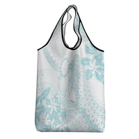 Turquoise Kuki Airani Tapakau Grocery Bag Tribal Anchor Mix Tiare LT7 - Polynesian Pride