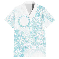 Turquoise Kuki Airani Tapakau Hawaiian Shirt Tribal Anchor Mix Tiare LT7 Turquoise - Polynesian Pride
