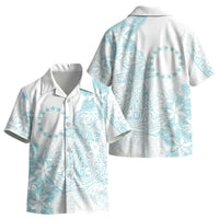 Turquoise Kuki Airani Tapakau Kid Hawaiian Shirt Tribal Anchor Mix Tiare LT7 - Polynesian Pride